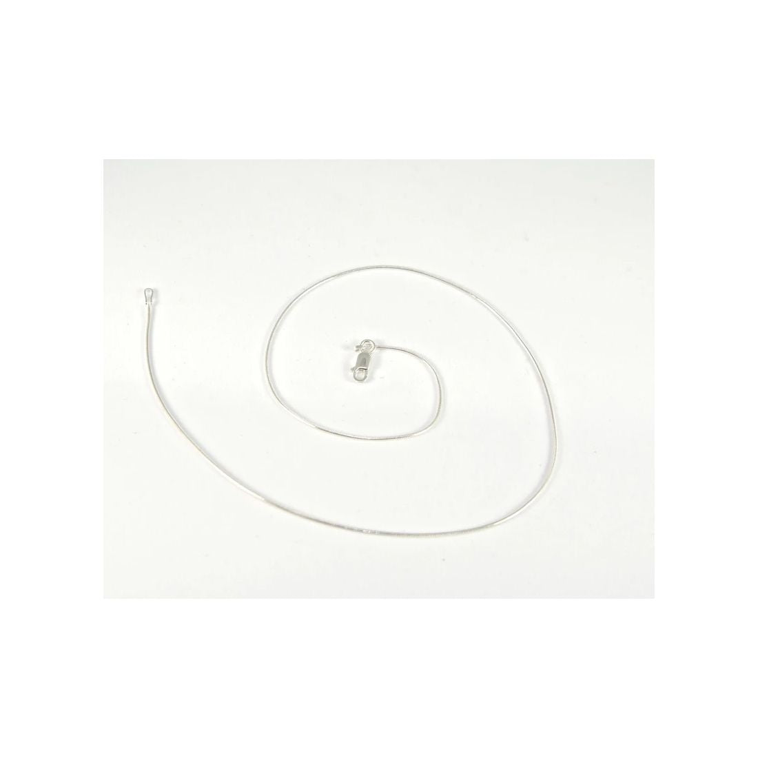 Big Blue Sterling Silver Add-on Snake Chain for Pendants