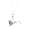 Bat Ray Sterling Silver Charm Chain Necklace Ocean Theme Jewelry