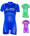 Bare Kids 1mm Dolphin Floaty Suit Float Wetsuit Toddlers Flotation Swimming Snorkeling