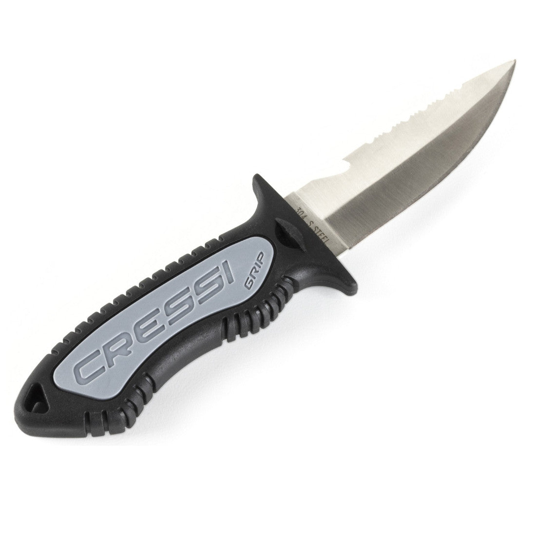 Cressi Grip Stainless Steel Knife for Scuba Diving