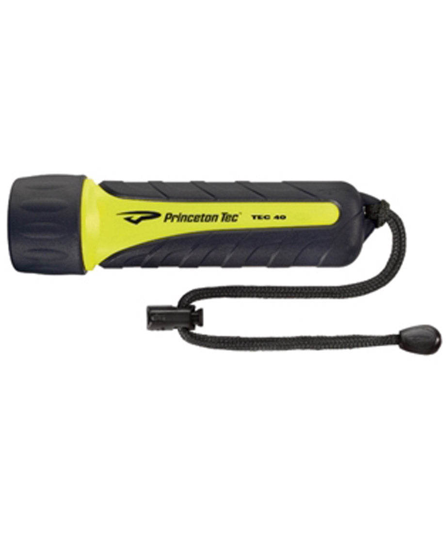 Princeton Tec TEC40 Handheld 28 Lumen Scuba Diving Light with Lanyard