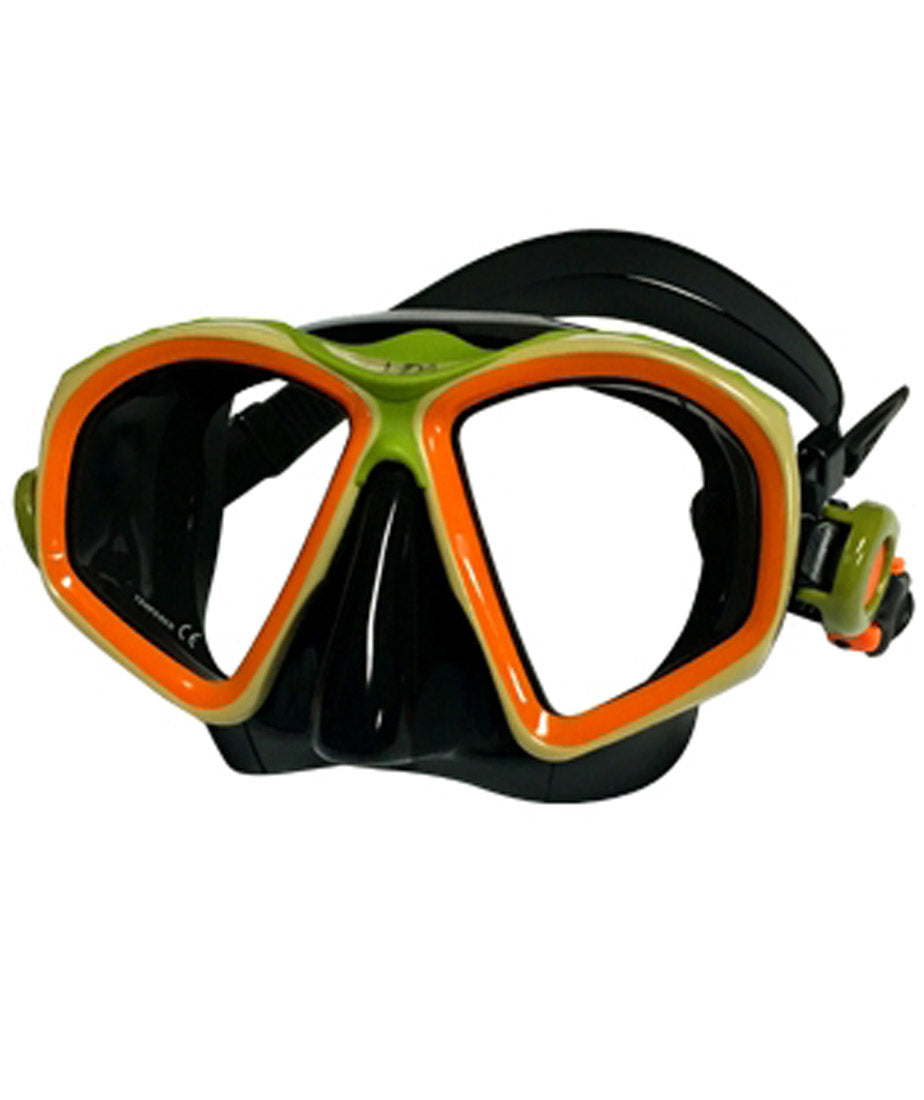 Sherwood Vida Outdoor Man Edition Colored 2 Lens Scuba Diving Snorkeling Mask