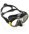 Cressi Air Black Silicone Skirt Two Lens Mask for Scuba Diving Spearfishing