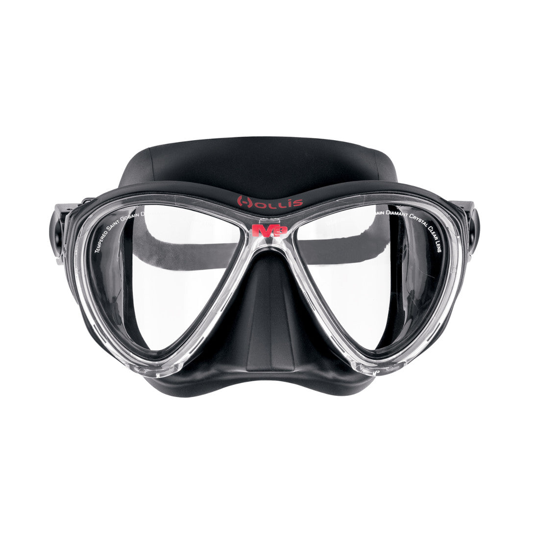 Hollis M3 2-Lens Scuba Diving Mask - Optional Prescription Lens Available