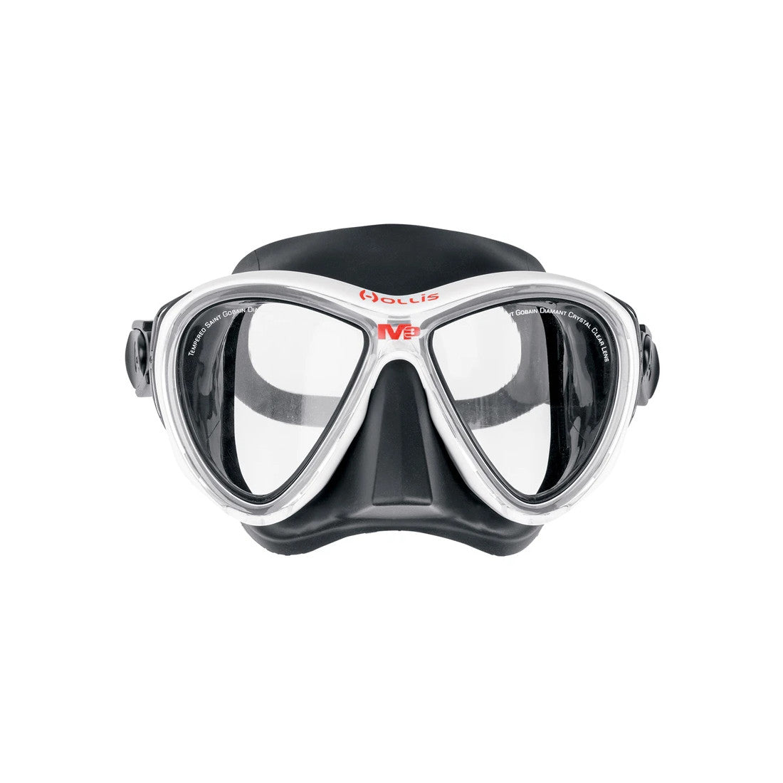 Hollis M3 2-Lens Scuba Diving Mask - Optional Prescription Lens Available