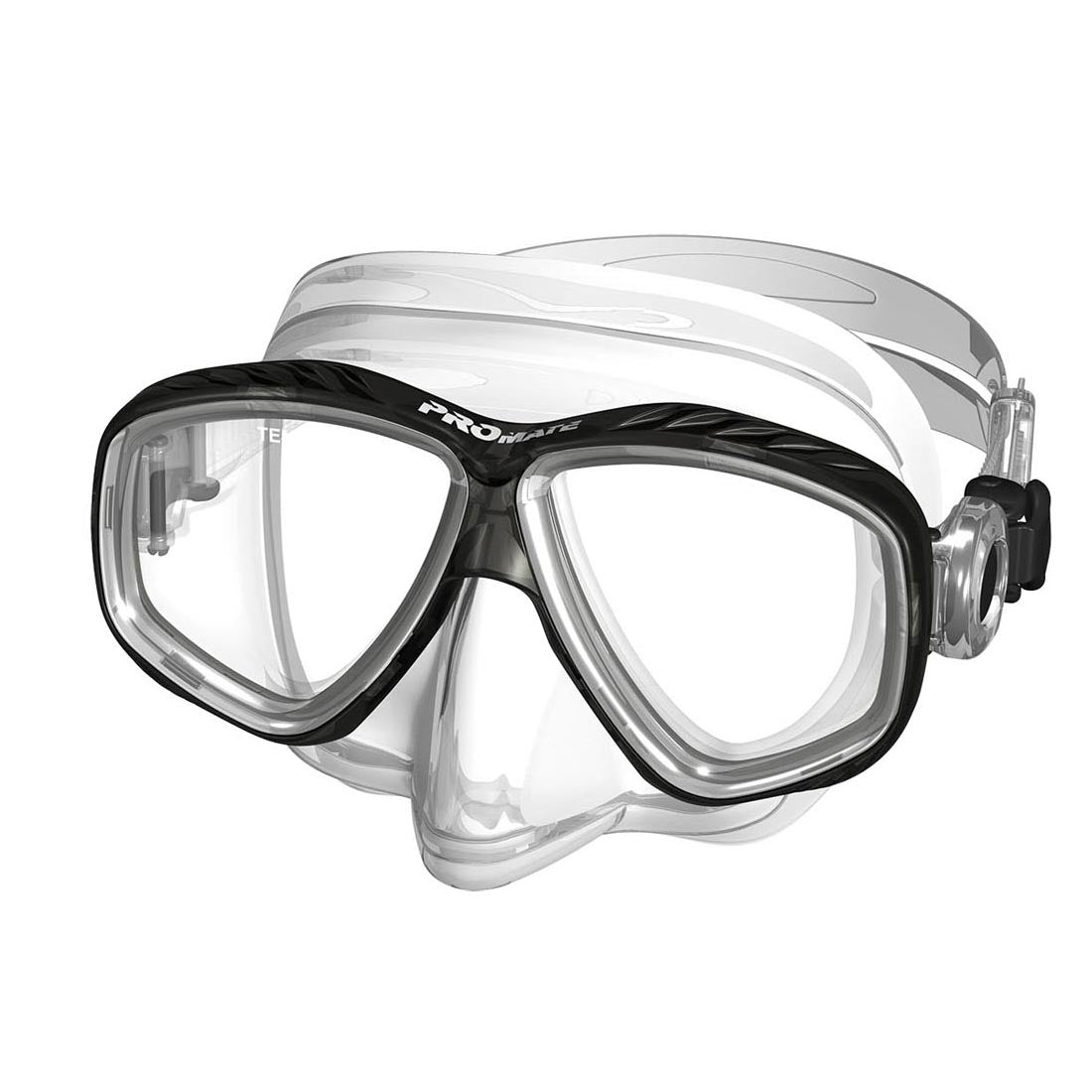 Promate 2-Lens Pro Slender w/ Nose Purge Mask Prescription Lens Optional
