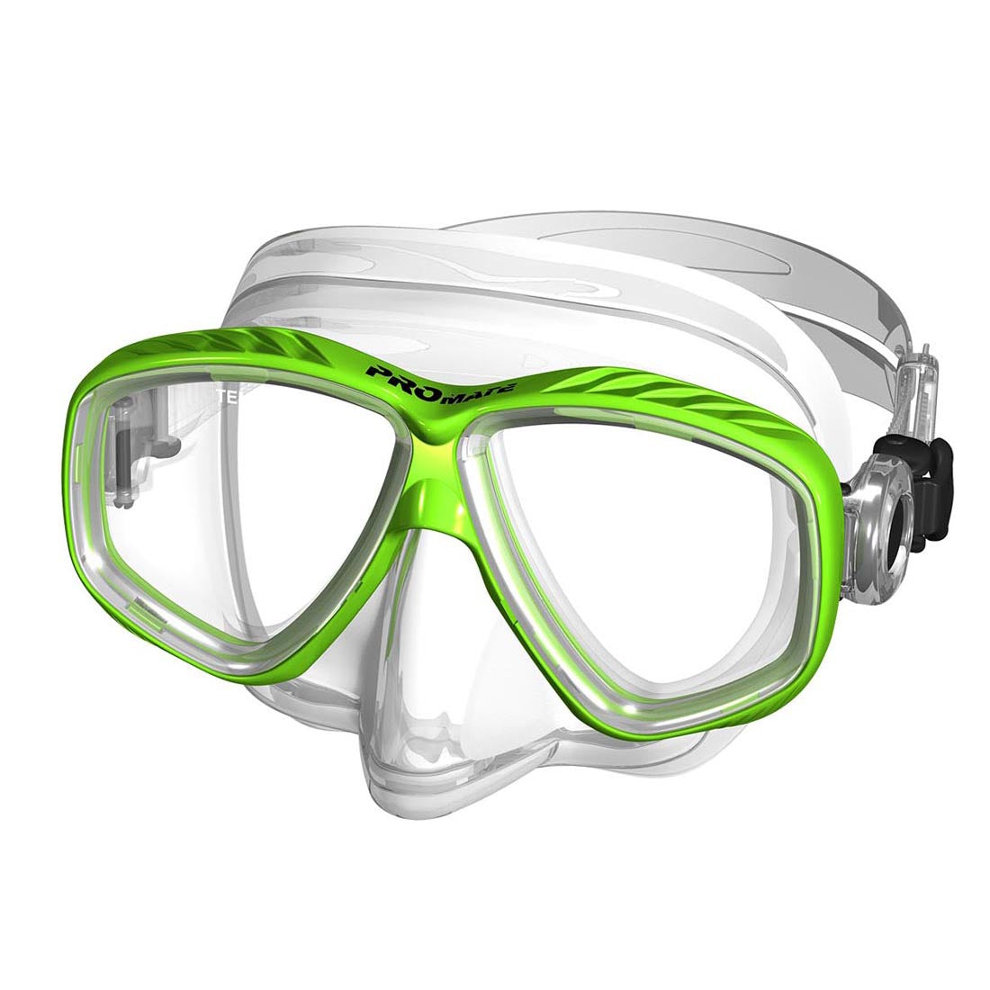 Promate 2-Lens Pro Slender w/ Nose Purge Mask Prescription Lens Optional