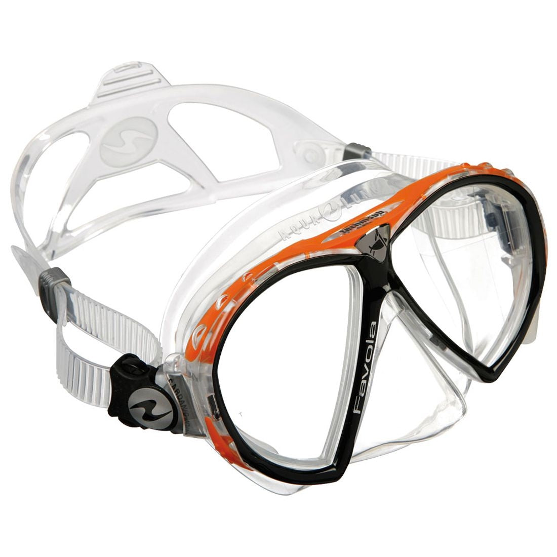 Aqua Lung Favola Dual Lens Scuba Diving Snorkeling Mask