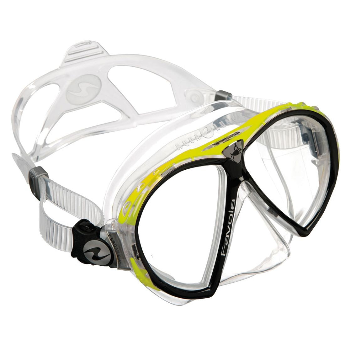 Aqua Lung Favola Dual Lens Scuba Diving Snorkeling Mask