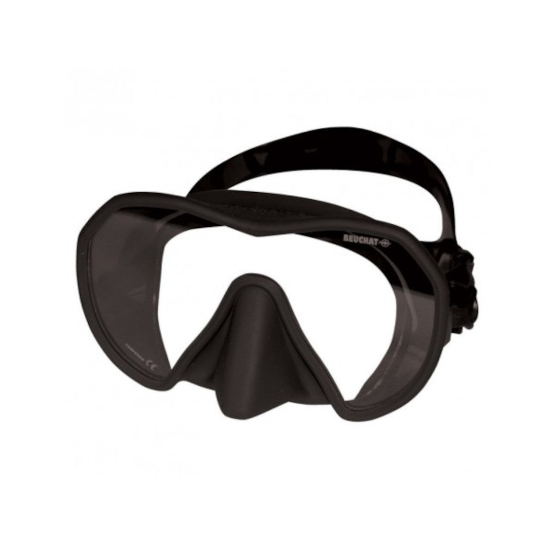 Beuchat MAXLUX S Spearfishing Freediving Silicone Skirt Mask