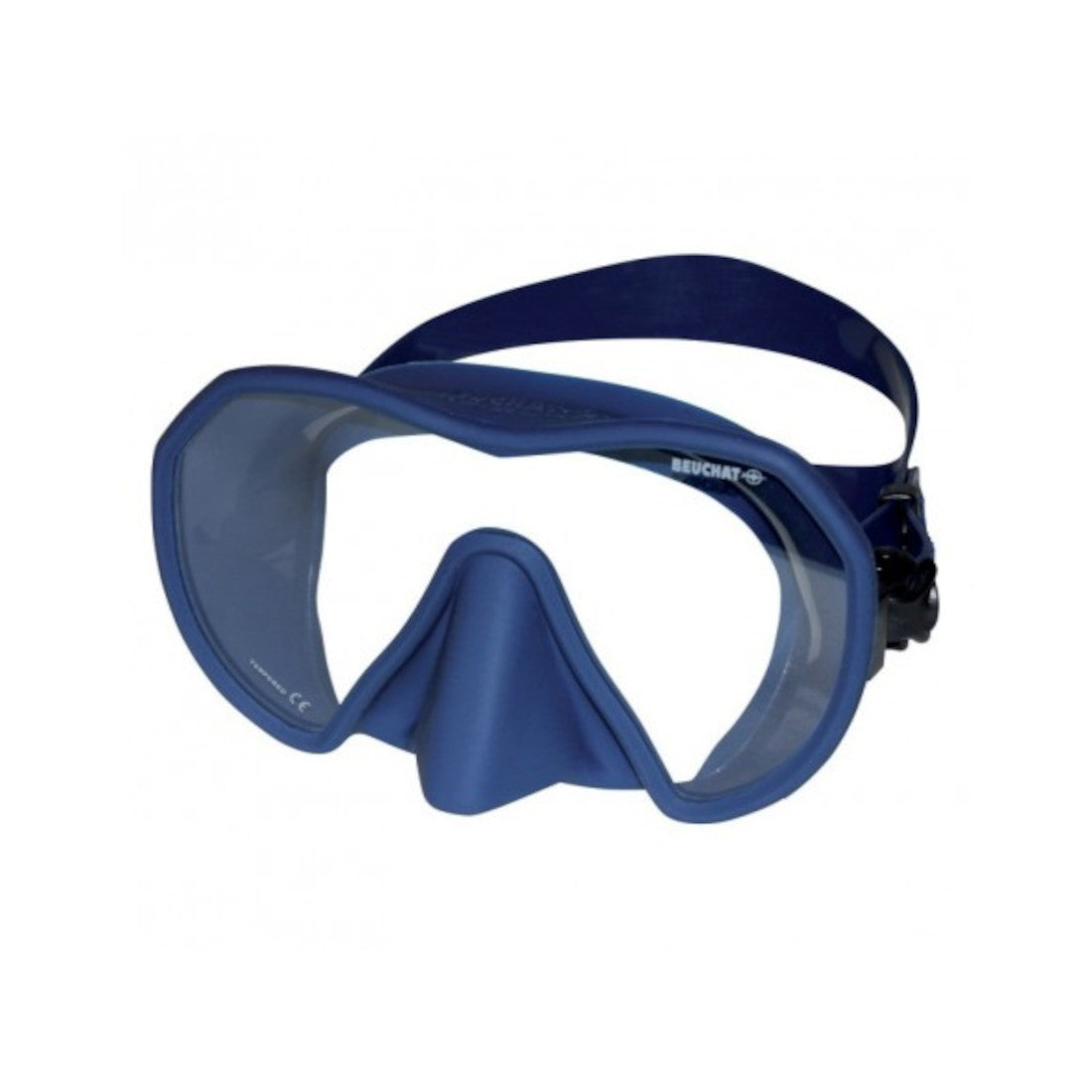 Beuchat MAXLUX S Spearfishing Freediving Silicone Skirt Mask