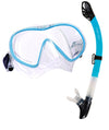Aeris Mini Origin Scuba Mask and Mini Cuda Dry Snorkel Package