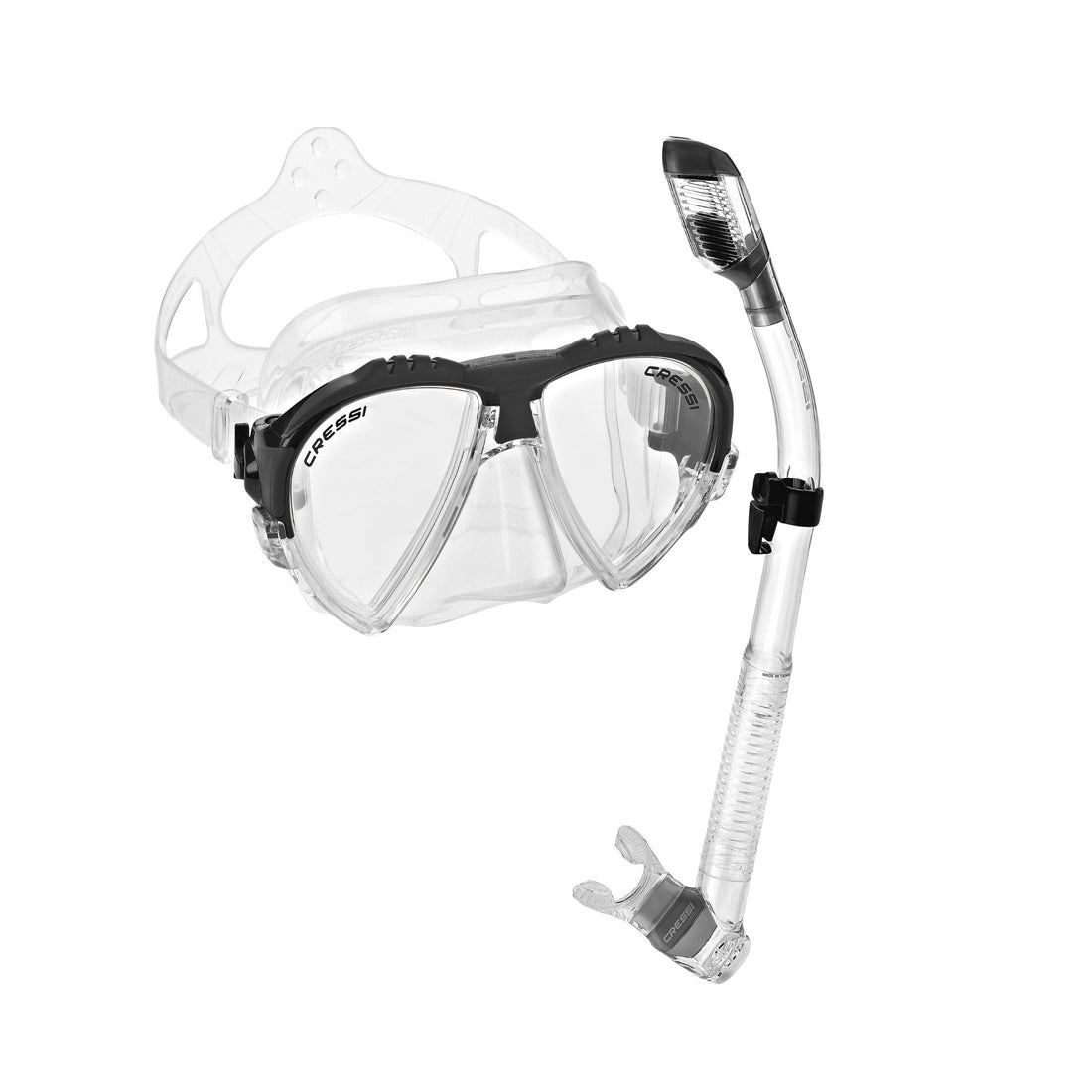 Cressi Matrix Scuba Diving Mask with Dry SuperNova Snorkel Set