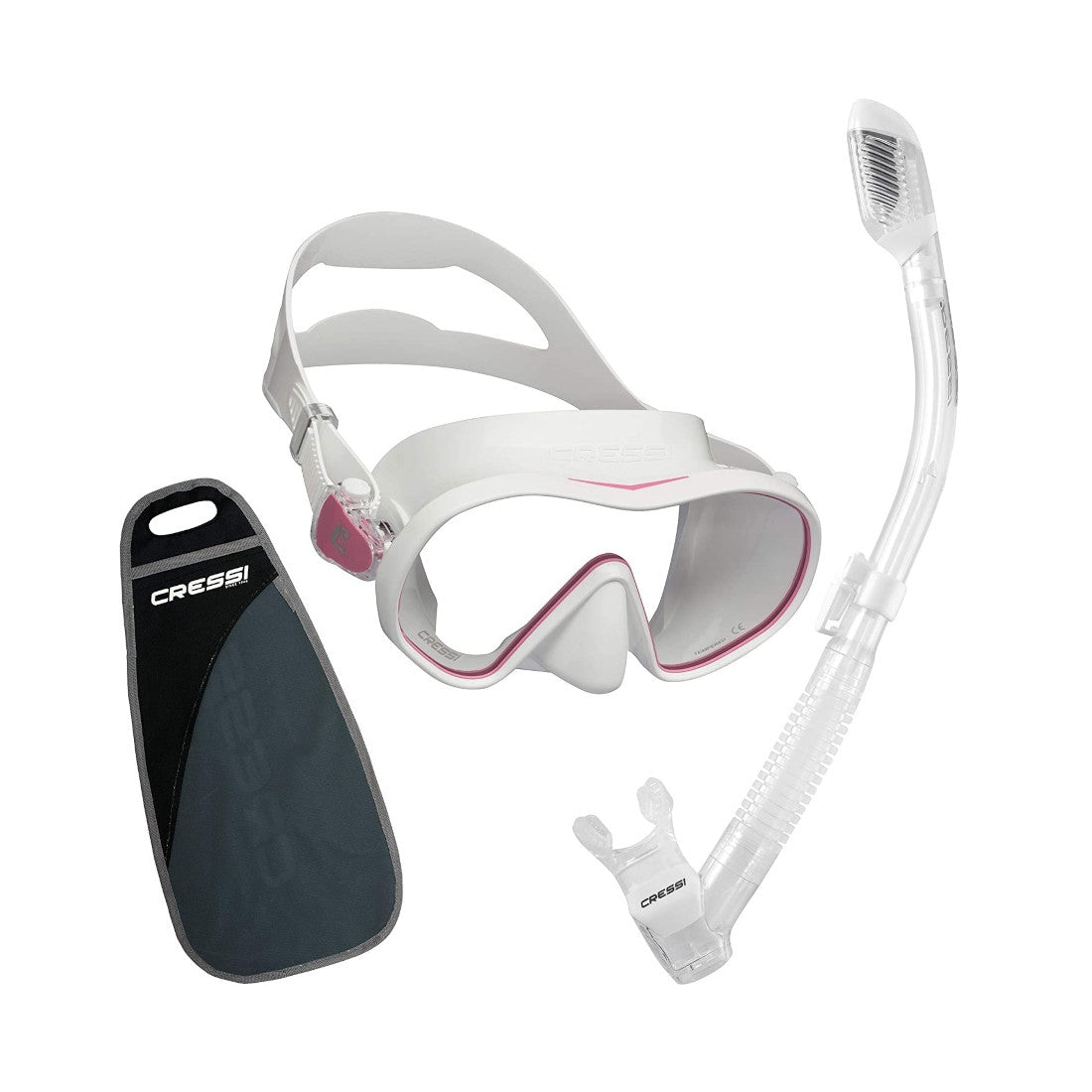Cressi F-Dual & Supernova Dry Mask & Snorkel Set