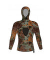 Tilos UV Spearfishing Camouflage Lycra Spandex Shirt Sized for Use Over A Standard Wetsuit