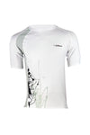 Tilos Mens Eco-Friendly 6oz. Anti-UV Short Sleeve Rash Guard Recycled Polyester