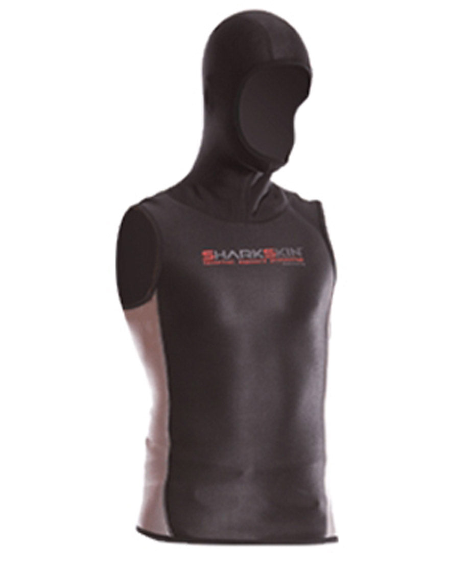 Sharkskin Men's Chillproof Hooded Vest Scuba Diving Exposure Garment for Scuba Diving, Surfing etc.