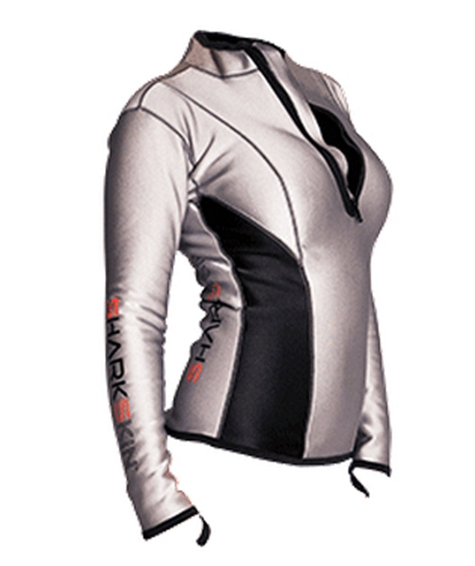 Sharkskin Women's Climate Control Long Sleeve Shirt Exposure Garment for Scuba Diving, Surfing, etc.