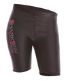 Sharkskin Women's Chillproof Short Pants Exposure Garment for Scuba Diving, Surfing, etc