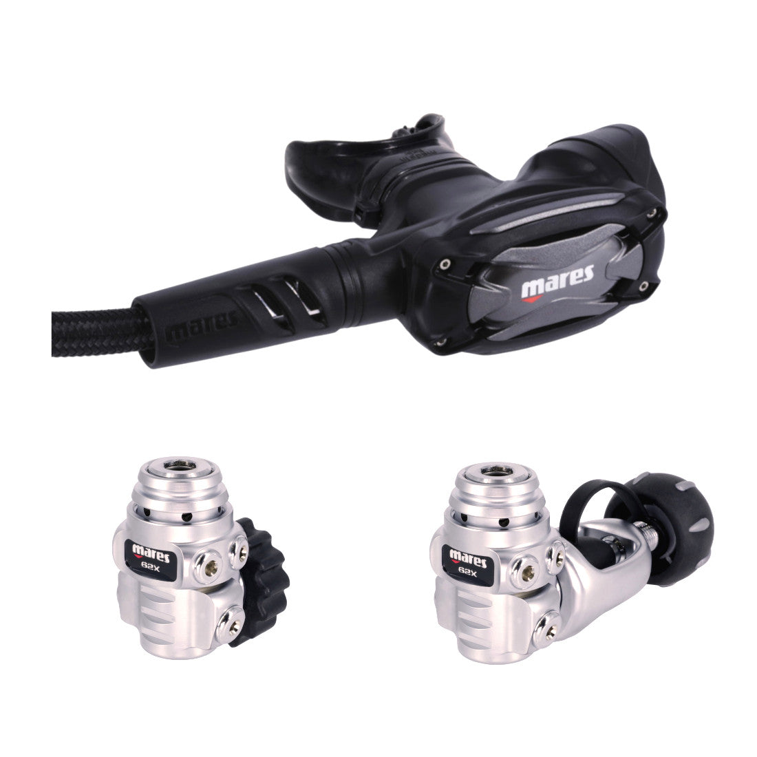 Mares SXS 62X Scuba Diving Regulator 1st and 2nd Stage Lightweight Compact Dive Reg