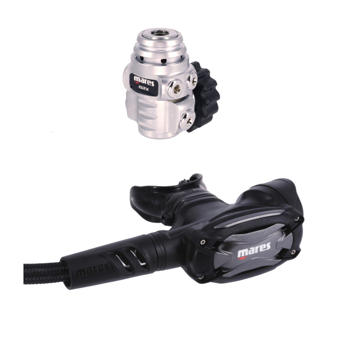 Mares SXS 62X Scuba Diving Regulator 1st and 2nd Stage Lightweight Compact Dive Reg