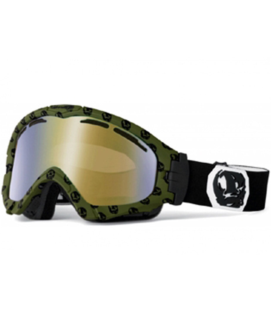 Arnette Series 3 Snow Goggle AN5001 - Olive Skulls w/ Mocha Chrome Lens