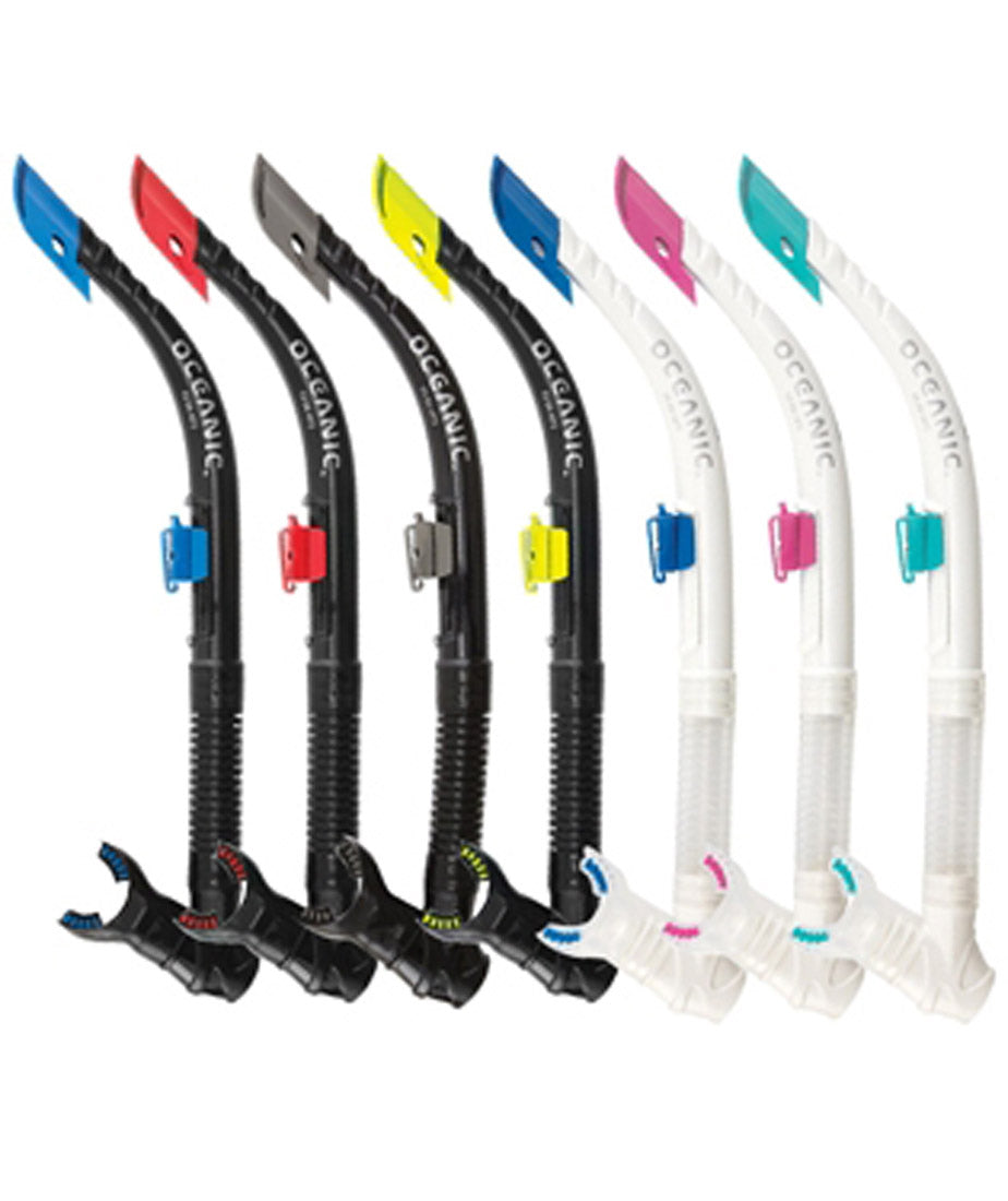 Oceanic Arid Dry Flex Snorkel with Oversized Purge Valve for Easy Clearing