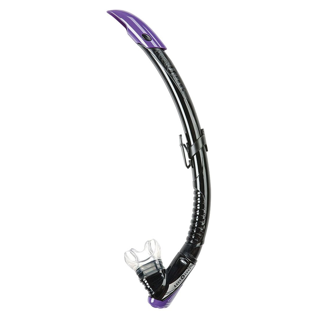 Aqua Lung Zephyr Semi-Dry Snorkel - Ergonomic, Comfobite with Replaceable Mouthpieces