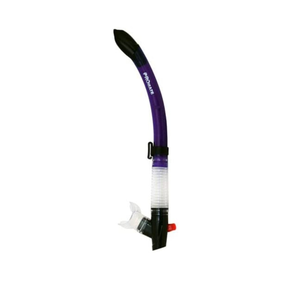 Promate Beluga Semi-Dry Whistle Snorkel with Flex and Purge