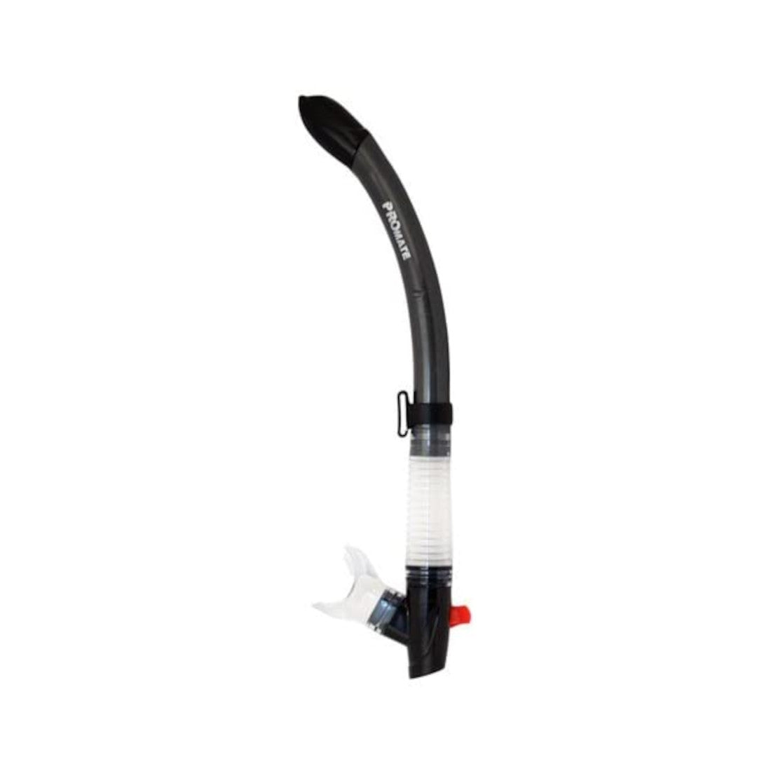 Promate Beluga Semi-Dry Whistle Snorkel with Flex and Purge