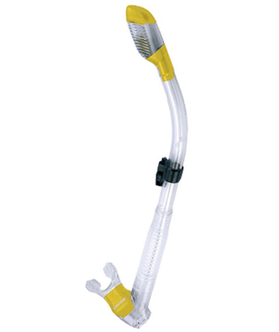 Cressi Sub Supernova Dry Silicone Snorkel with Purge Valve