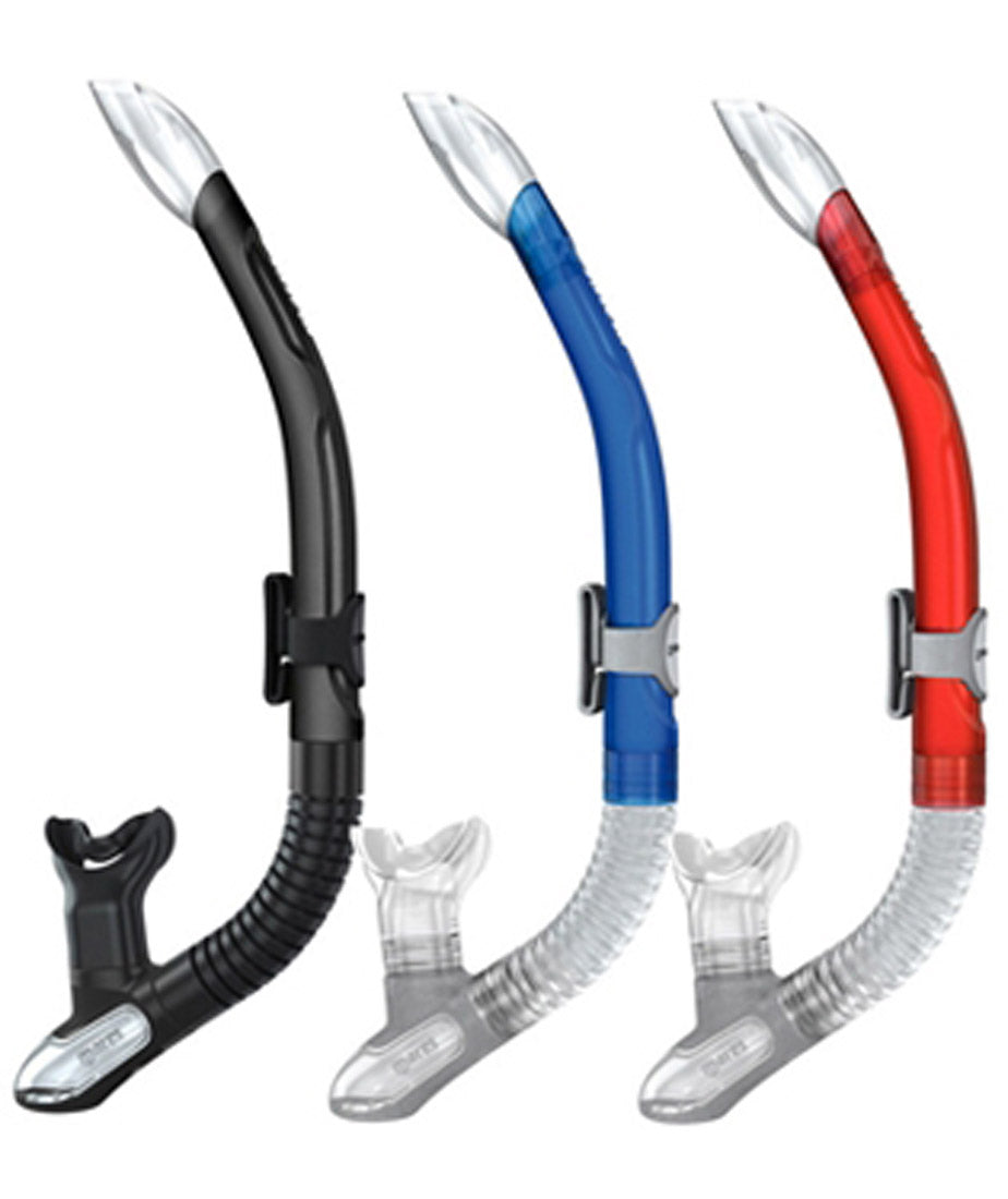 Mares Ergo Splash Semi Dry High Quality Silicone Snorkel with Purge Valve