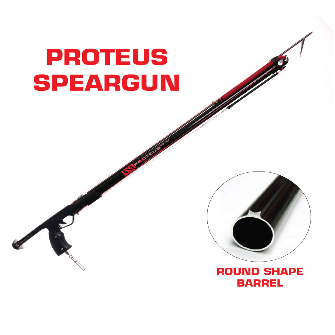 Hammerhead Spearguns Proteus Closed Muzzle Speargun For Spearfishing