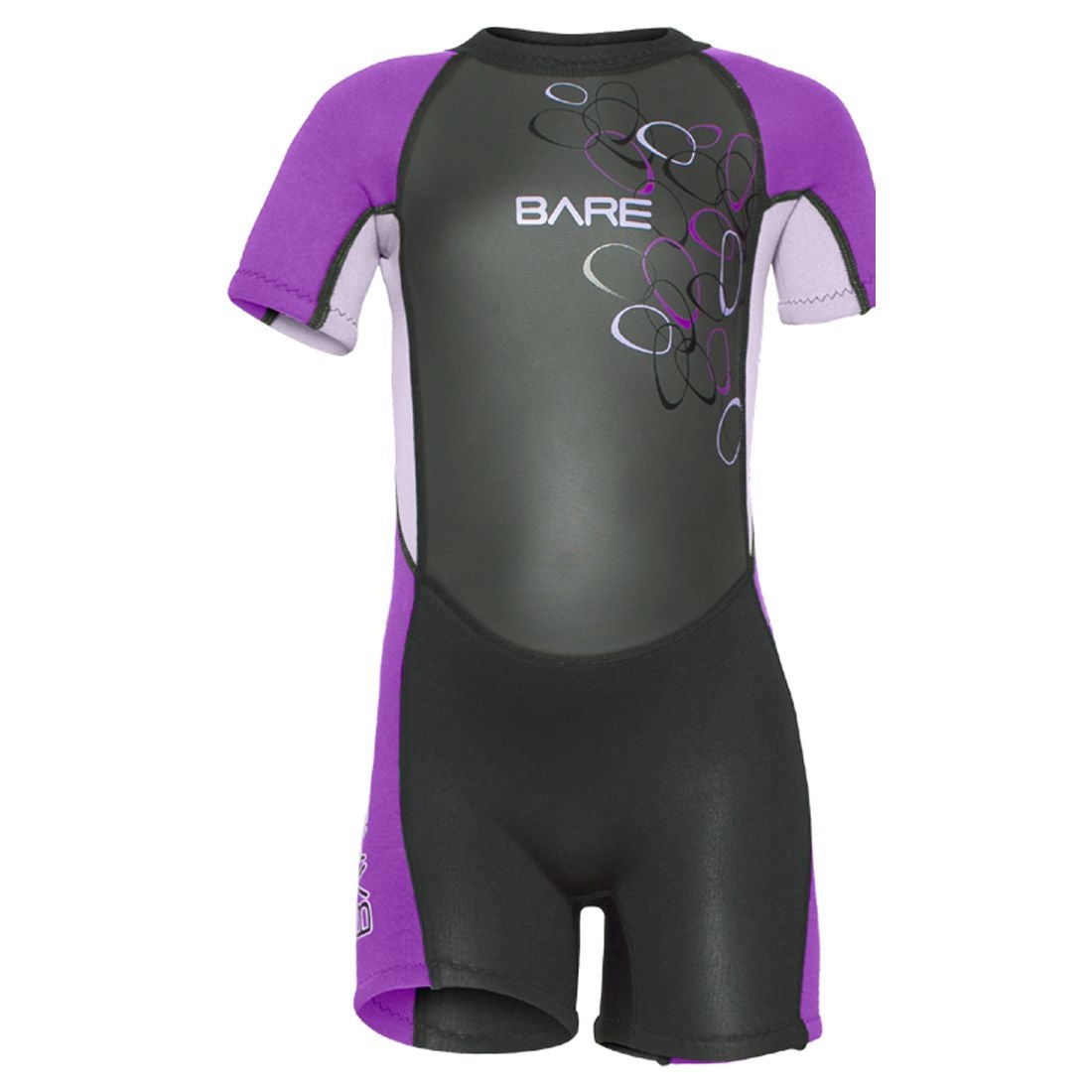 Bare 2mm Tadpole Shorty Shortie Youth, Kids Spring Suit