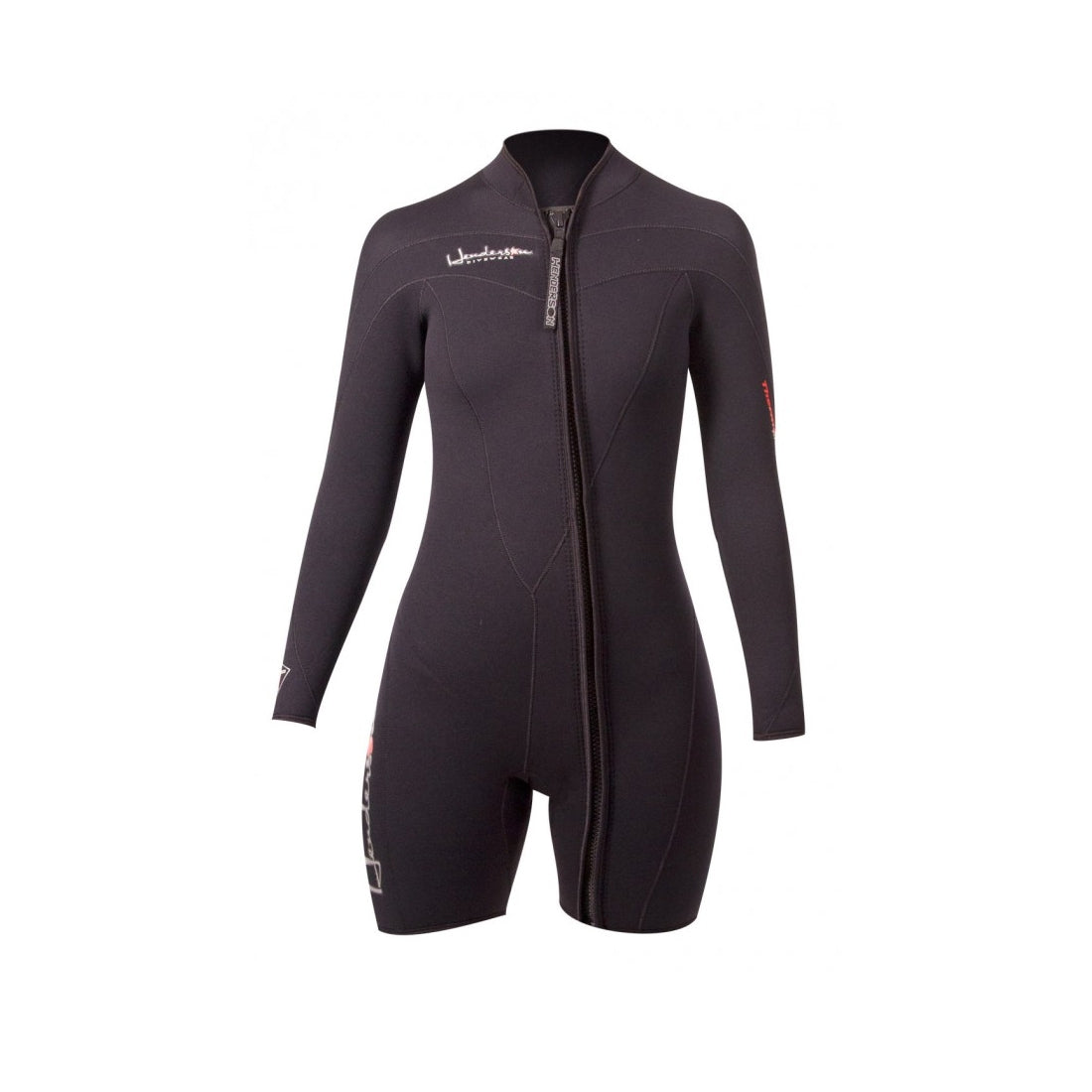 Henderson Women's 3mm Thermoprene Front Zip Long Sleeve Shorties Wetsuit