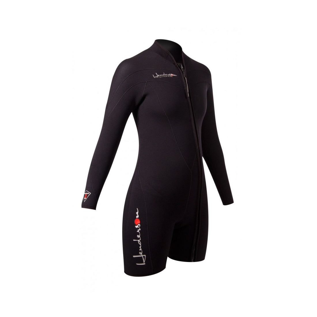 Henderson Women's 3mm Thermoprene Front Zip Long Sleeve Shorties Wetsuit