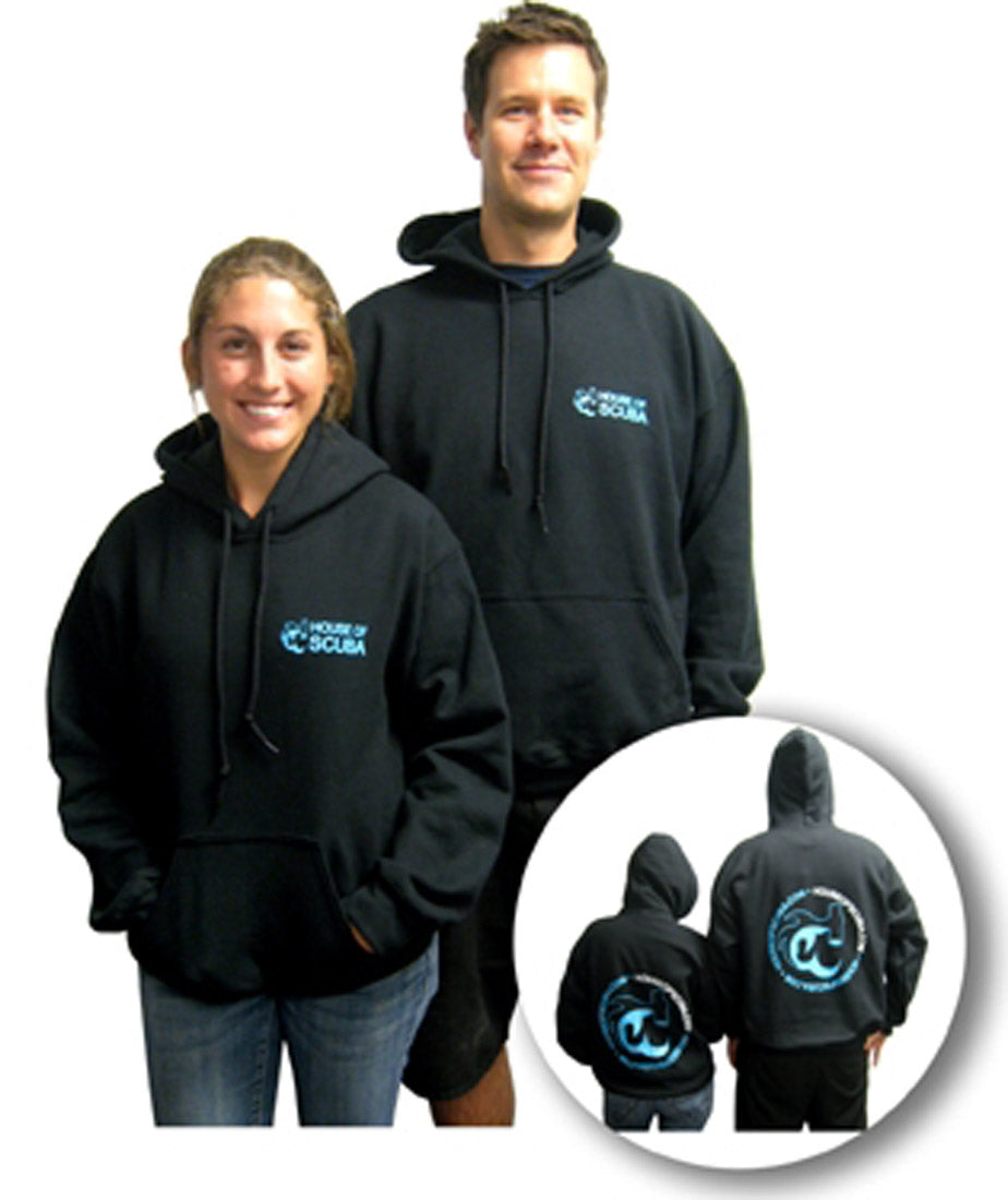 House of Scuba Hoodie Pull Over Hooded Scuba Diving Sweatshirt