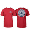 House of Scuba Red Octopus Circle Logo Graphic Dive T-Shirt