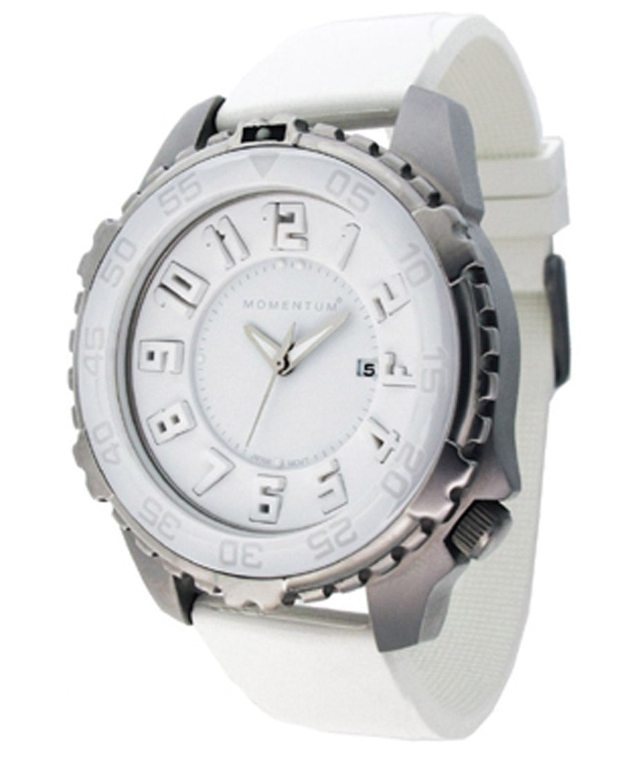 Momentum Deep 6 Polar Bear Ultra White 3D Ceramic Dive Watch