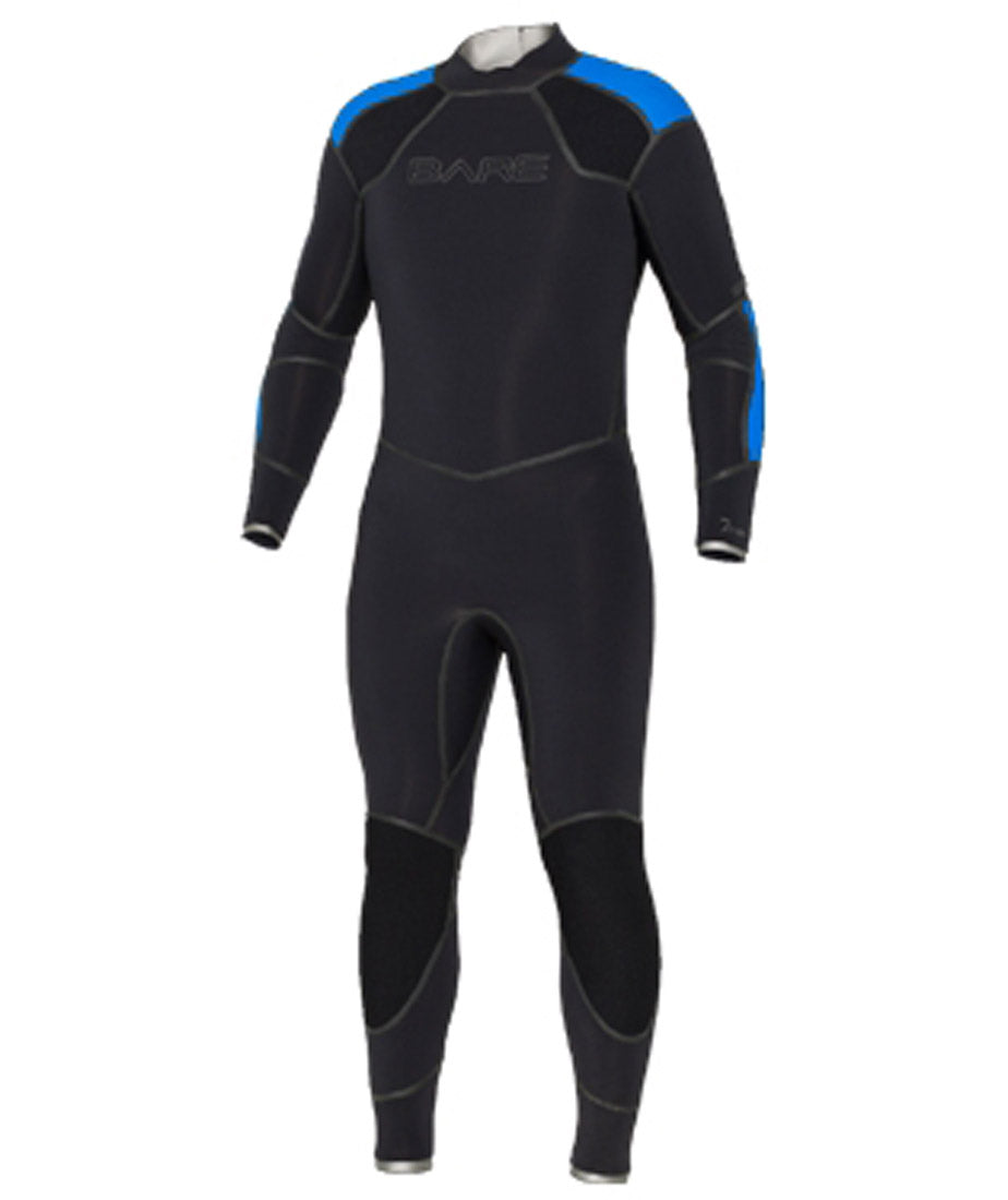 Bare 5mm Men's Elastek Full Stretch Scuba Diving Wetsuit CLOSEOUT