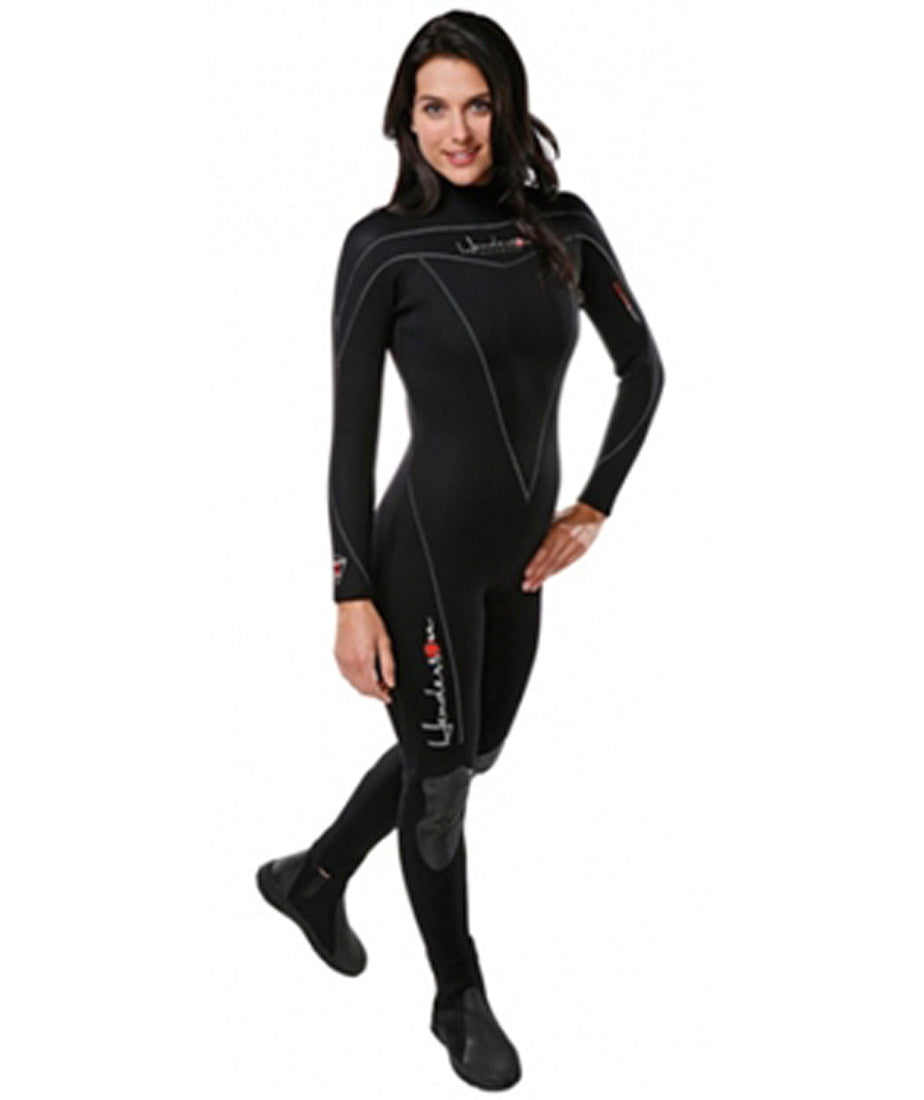 Henderson Women's 7mm Thermoprene Back Zip Full Scuba Diving Wetsuit