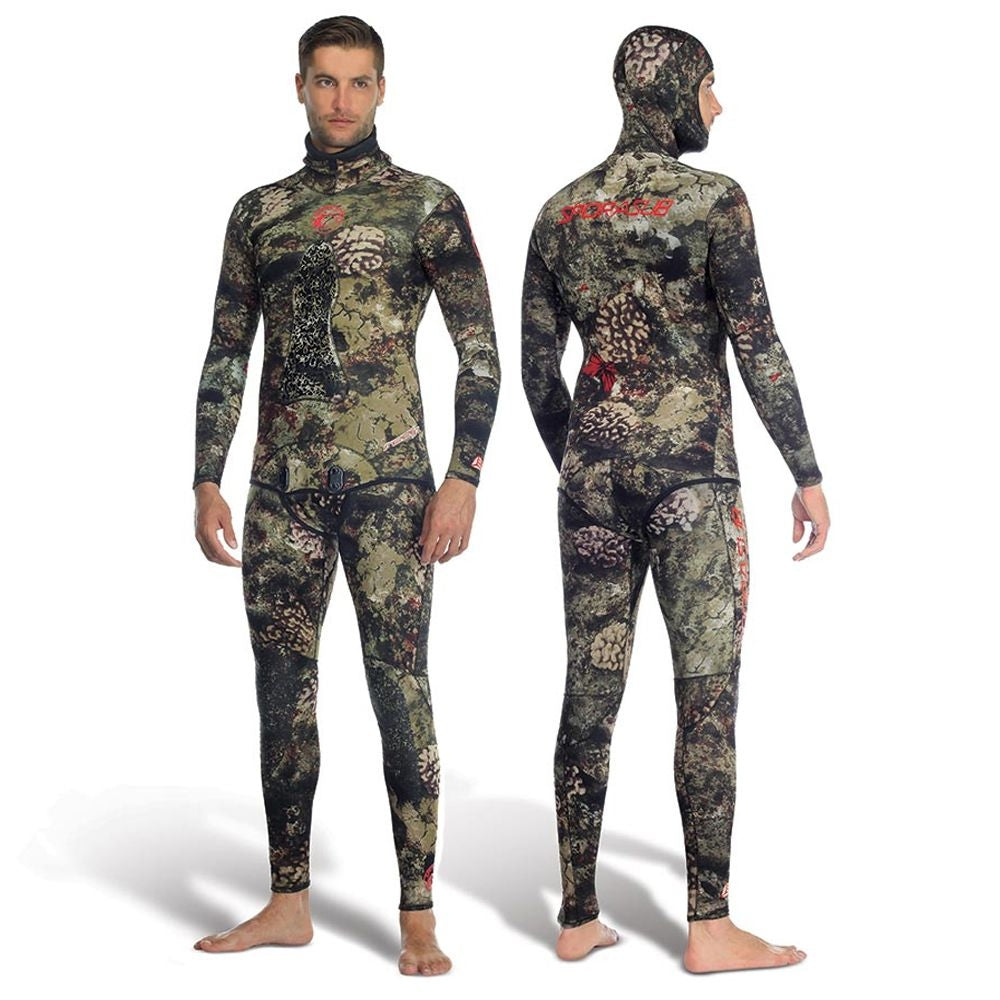 Sporasub 3mm Reef CAMU Spearfishing Wetsuit - Top and Bottom