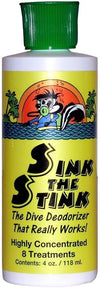 Trident Sink the Stink Water Sports Deodorizer For All Scuba Gear 1/4 oz or 32 oz