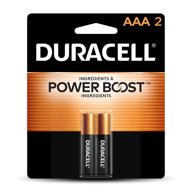 Duracell Coppertop Alkaline AAA Batteries, 2 count