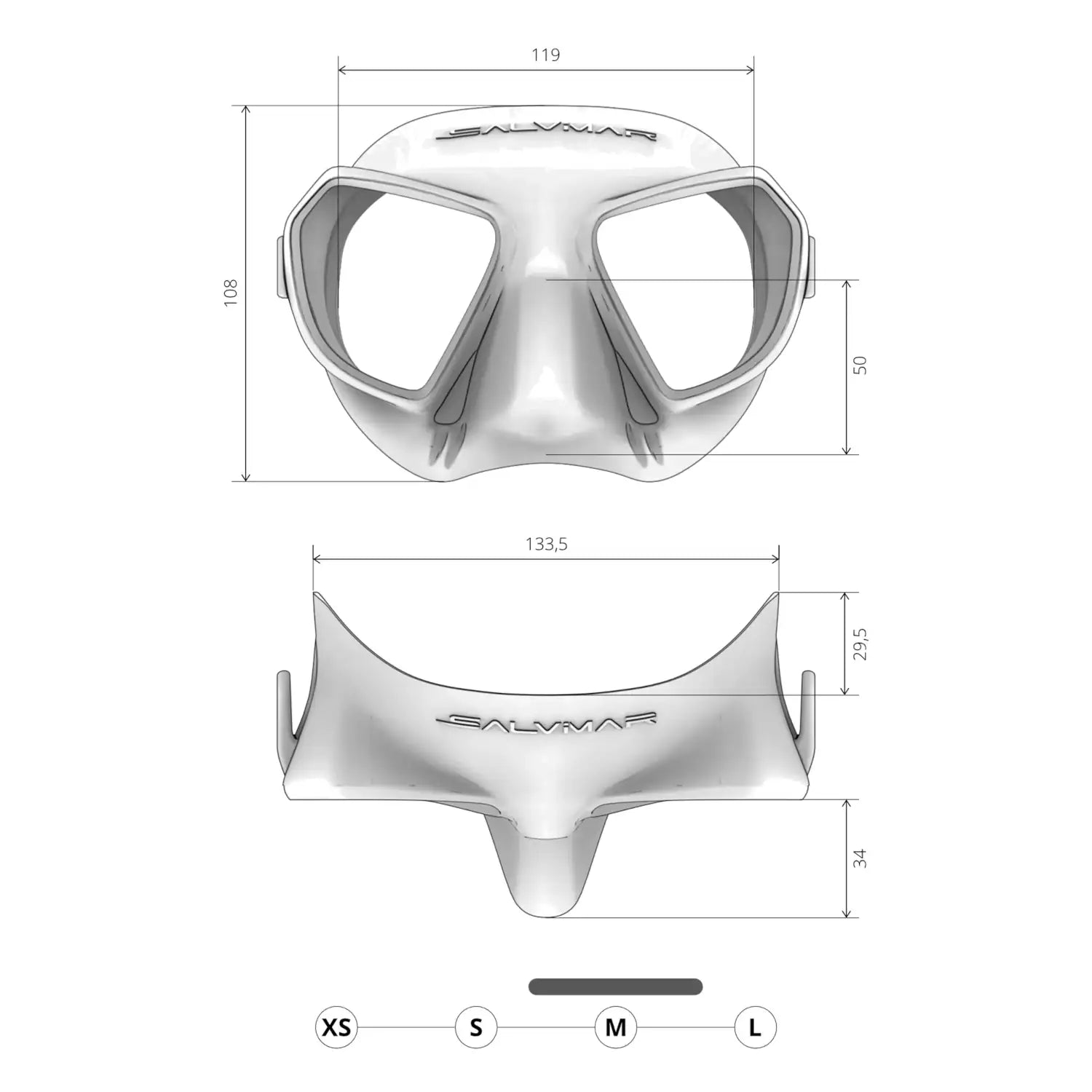 Salvimar Noah Anti-Fog Mask