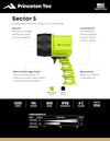 Princeton Tec Sector 5 Maxbright LED 1200 Lumen Scuba Diving Light