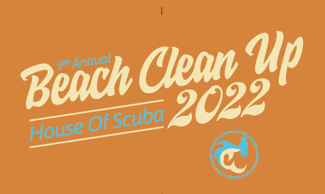 House of Scuba 2022 Beach Clean Up T-Shirt