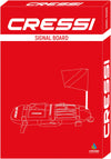 Cressi Signal Board Buoy Float with Dive Flag