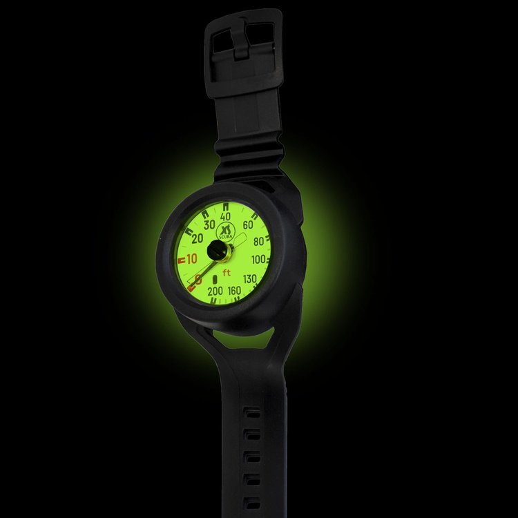 XS Scuba QuikVu Depth Gauge Wrist Mounted