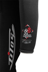 Tilos 7mm Mens Silver Armor Platinum Hooded Full Wetsuit